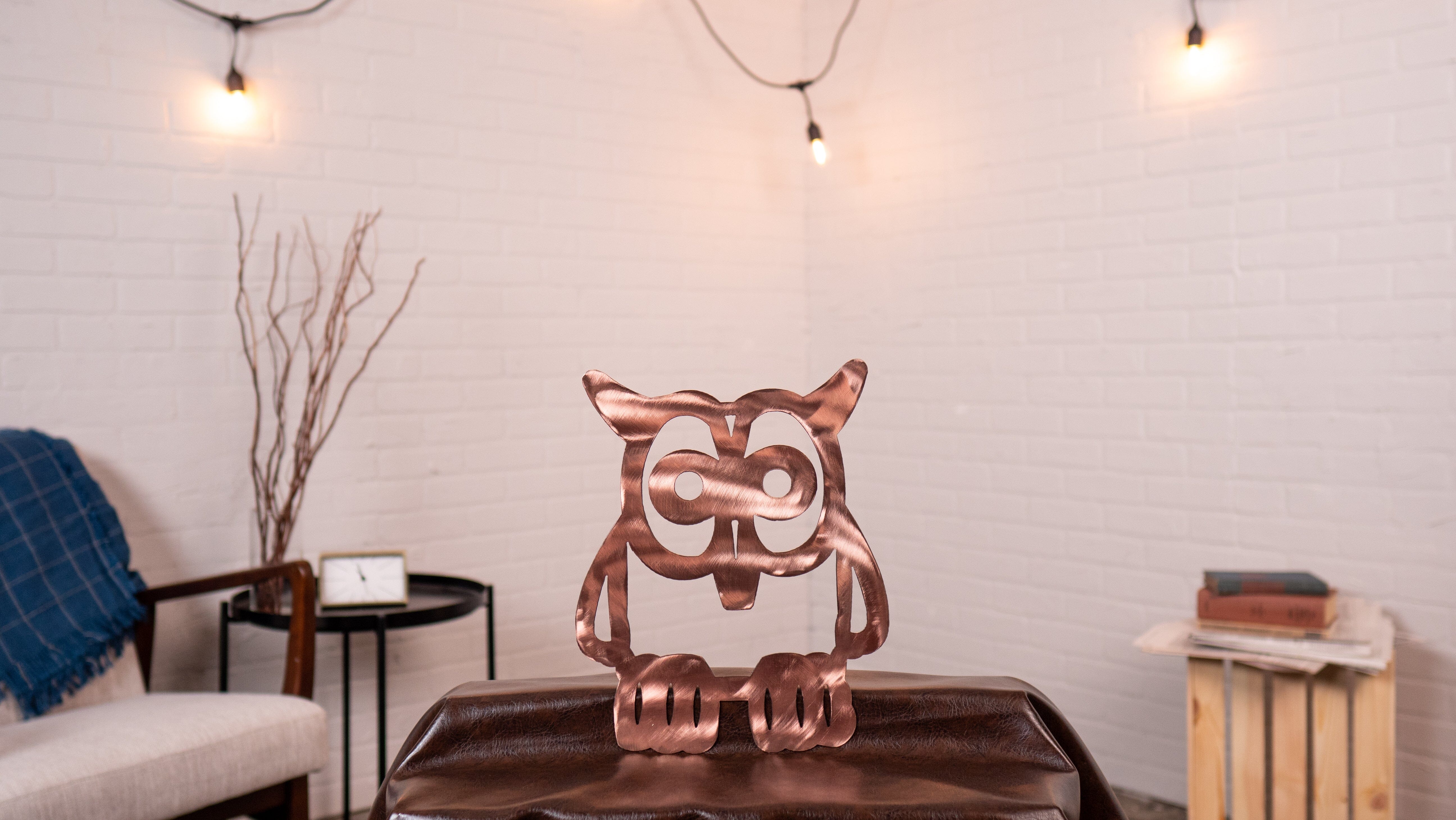 Angus the Owl Wall Art Third Shift Fabrication Classic Copper Angus the Owl (No Magnet Kit) $55.00 