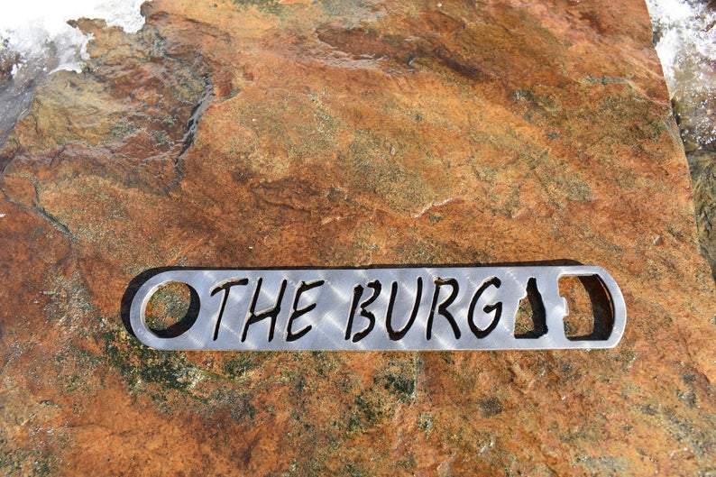 Bottle Opener - Pittsburg NH Bottle Opener Third Shift Fabrication The Burg NH 