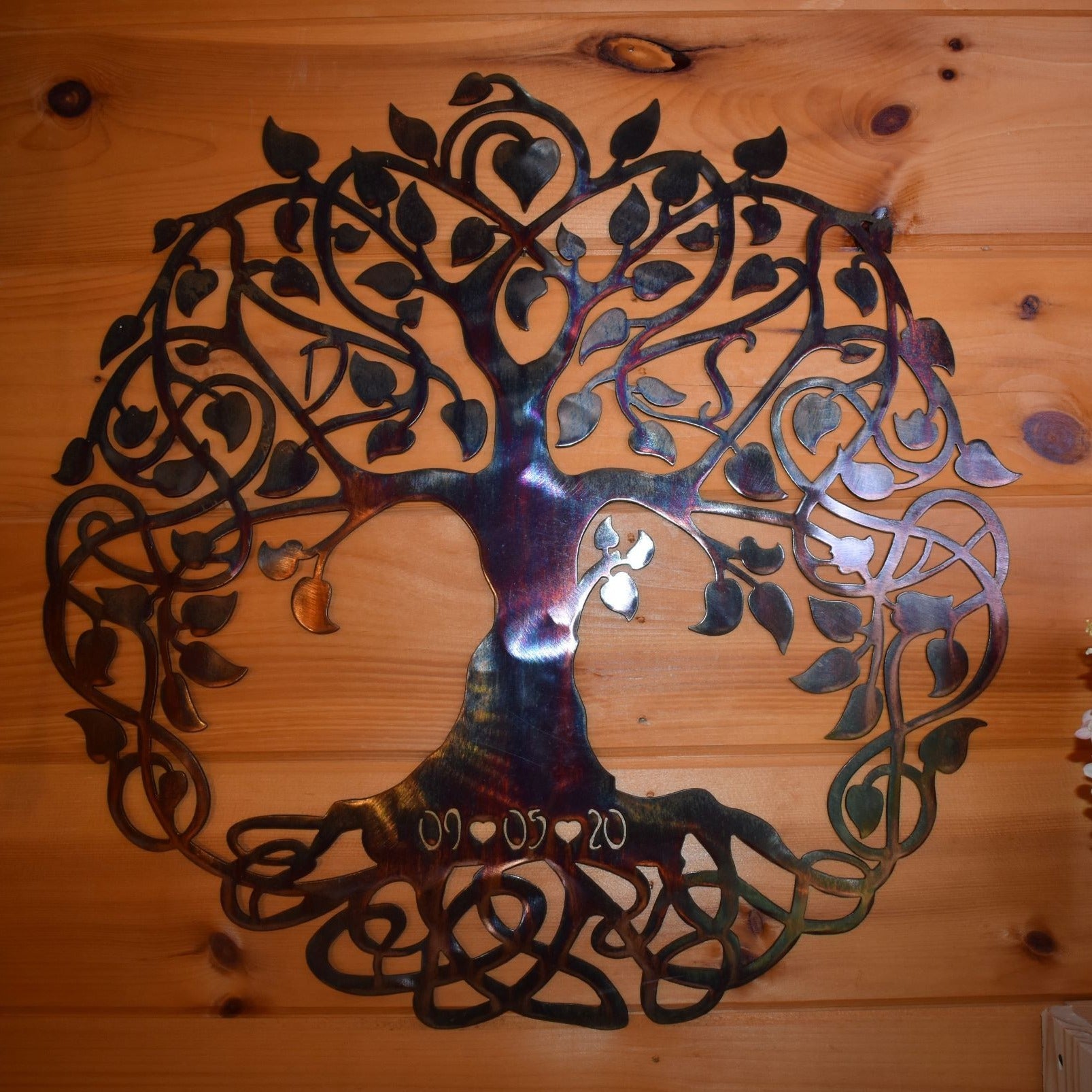Celtic Tree of Life - Personalized Wall Art Third Shift Fabrication 24" | $225 Copper River 