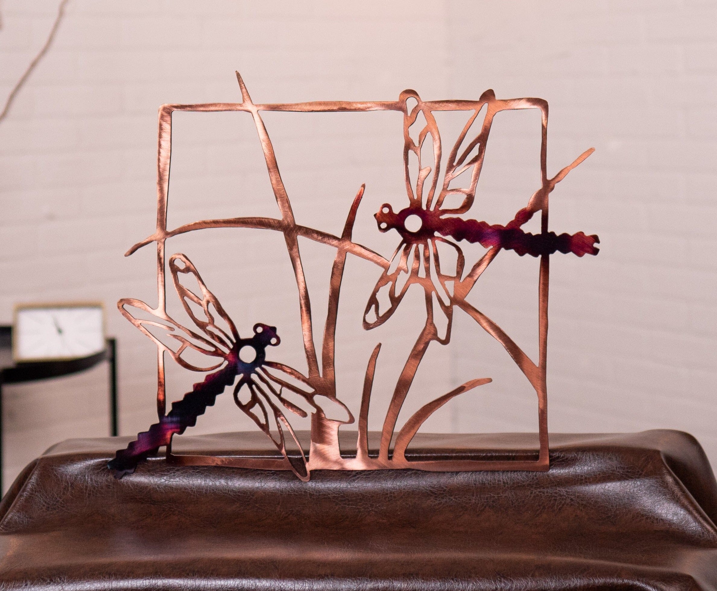 Dragonfly Dance Wall Art Third Shift Fabrication Copper Torch No Mounting Kit $65.00 