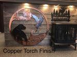 Duck and Dog Wall Art - Personalized Wall Art Third Shift Fabrication Copper Torch 