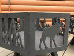 Hexagon Fire Pit Third Shift Fabrication 