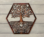 Mandala Tree of Life Wall Art Third Shift Fabrication 15" | $75 Copper River 