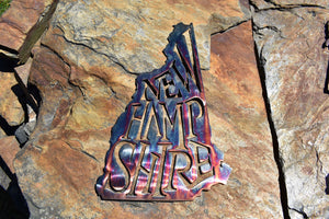 New Hampshire State Pride Wall Art Wall Art Third Shift Fabrication Copper River 