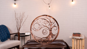 Starry Night Tree of Life - Personalized Wall Art Third Shift Fabrication Vintage Copper 30 inch (No Magnet Kit) $445.00 