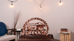 Welcome Sign - Bear Sawblade Wall Art Third Shift Fabrication Vintage Copper 