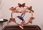 Welcome Sign - Hummingbird Wall Art Third Shift Fabrication Copper Torch Welcome Hummingbird (No Magnet Kit) $79.00 