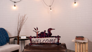 Welcome Sign - Loon Wall Art Third Shift Fabrication 